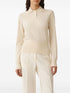 fine-knit polo top